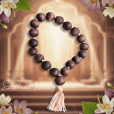 18+1 Guru Beads Tulsi Berkha for Chant – Premium | Sacred Tulsi Prayer Mala for Meditation & Mantra Chanting
