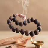 18+1 Guru Beads Tulsi Berkha for Chant – Premium | Sacred Tulsi Prayer Mala for Meditation & Mantra Chanting