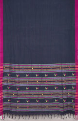 Dokhna Cotton Saree – Blue