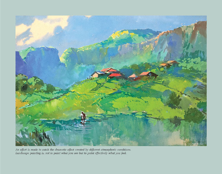 Master Artist by Shivaji Tupe Landscape Painting Art Book