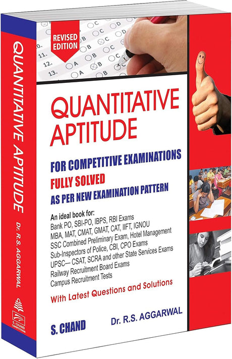 Quantitative Aptitude: For Competitine Examinations Fully Solved As Per New Examination Pattern - Retail Maharaj