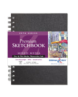 Stillman Birn Zeta Series Extra Heavyweight Smooth Paper Sketchbook Open Stock