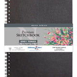 Stillman Birn Grey Nova Series Medium Grain Sketchbook Open Stock