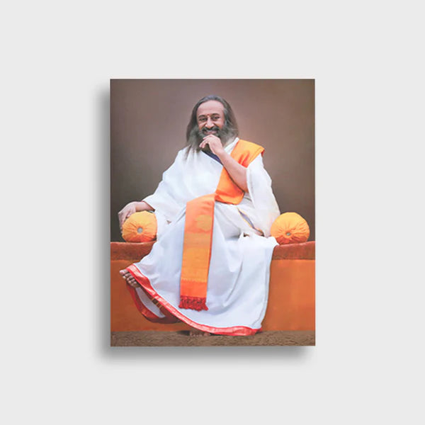 Premium Photo Print 48 x 60 inch of Gurudev Sri Sri Ravi Shankar – High-Resolution Spiritual Art Print for Home & Office Decor