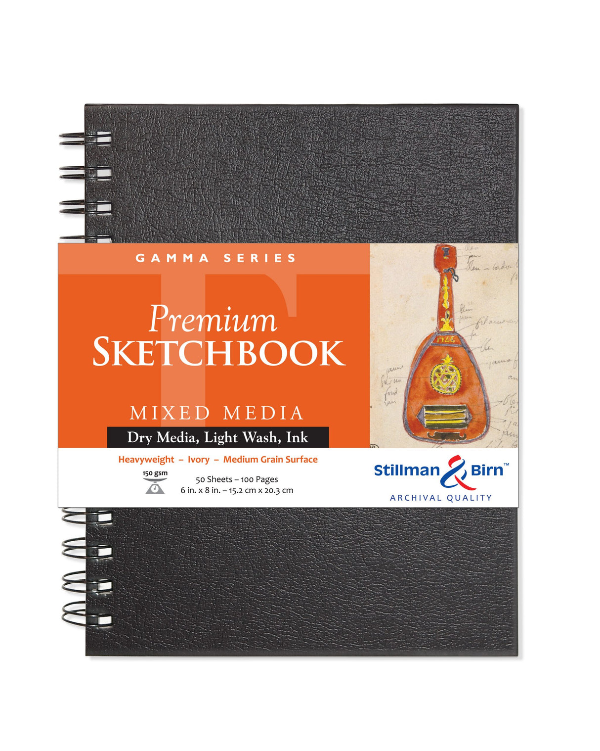 Stillman Birn Gamma Series Ivory Medium Grain Sketchbook