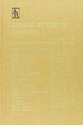 Annual Review of Genetics: 1999: Vol 34