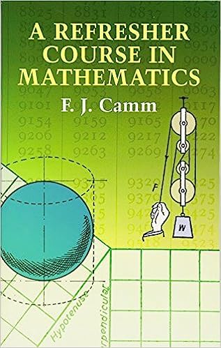 A Refresher Course in Mathematics [Paperback] F. J. Camm - Retail Maharaj
