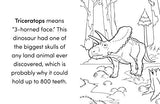 Dinosaur Book for Kids: Coloring Fun and Awesome Facts