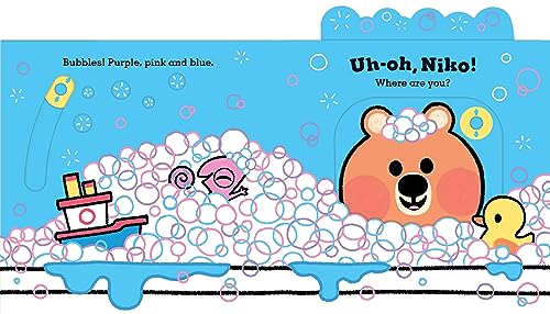 Uh-Oh, Niko: Bathtime: a push, pull and slide story
