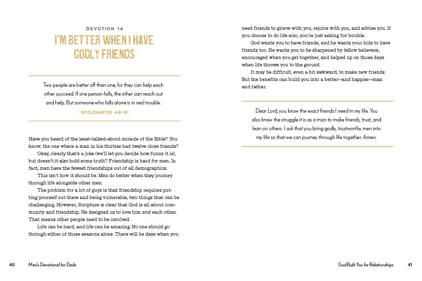 Men's Devotional for Dads: A Year of Prayers, Guidance, and Wisdom