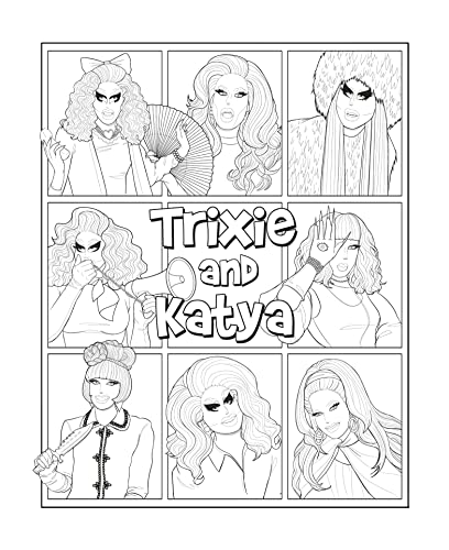 The Official Trixie and Katya Coloring Book