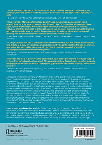 Managing Workplace Diversity and Inclusion: A Psychological Perspective - Retail Maharaj