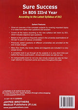 Sure Success in BDS IIIrd year