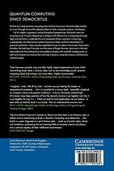 Quantum Computing Since Democritus