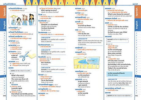 Primary Spanish Dictionary: Illustrated Dictionary for Ages 7+ - Retail Maharaj