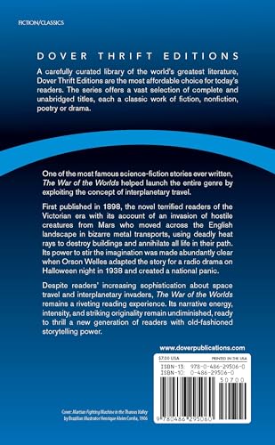 Wells-The War Of The Worlds (Dover Thrift Editions)