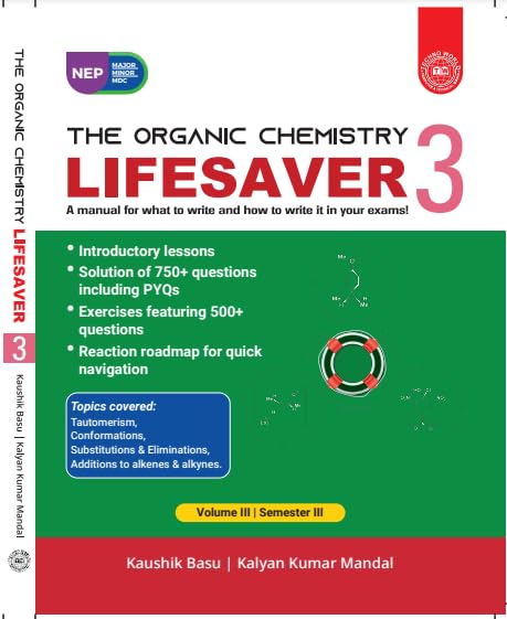 The Organic Chemistry Lifesaver 3 Semester 3 NEP - Retail Maharaj