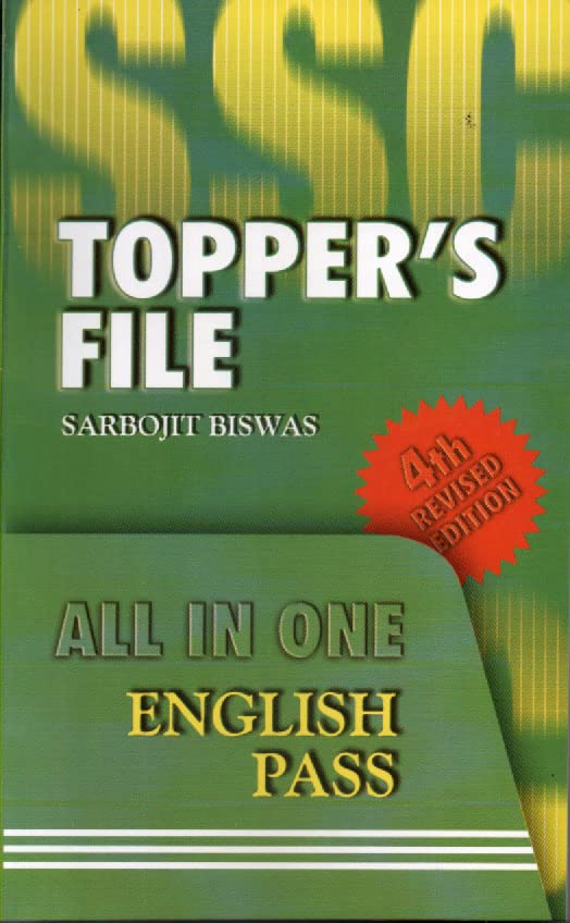 Topper's File English Pass 4th Edition [Paperback] Sarbojit Biswas