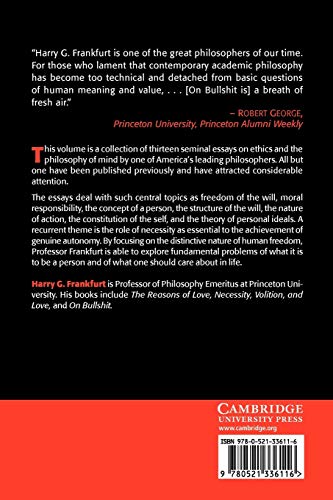 The Importance of What We Care About: Philosophical Essays