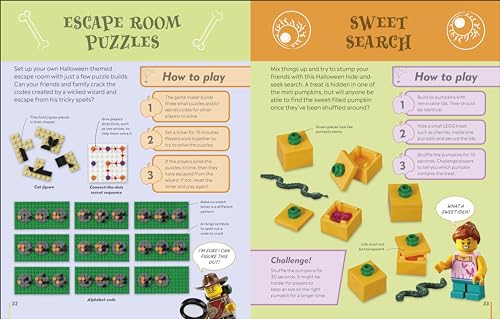 The LEGO Halloween Games Book: Ideas for 50 Games, Challenges, Puzzles, and Activities