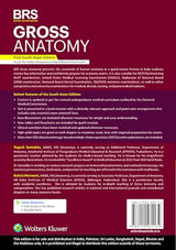 BRS Gross Anatomy, 1st South Asian ed