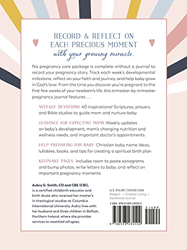 The Christian Mom's Pregnancy Journal: Week-by-Week Guide, Prayers, and Memory Book
