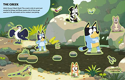 Bluey: Let's Stick!: Sticker Scenes Book