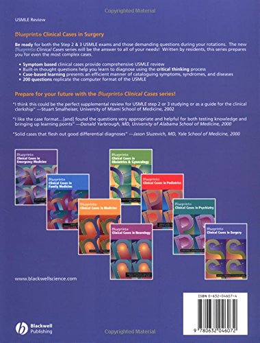 Clinical Cases in Surgery (Blueprints)