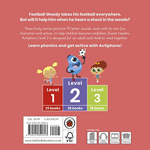 Actiphons Level 2 Book 19 Football Woody: Learn phonics and get active with Actiphons!