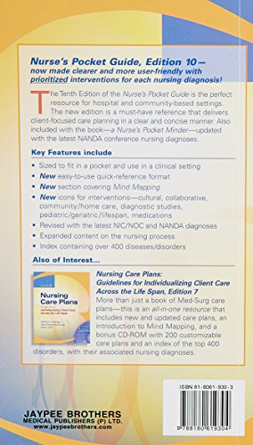 NURSE'S POCKET GUIDE DIAGNOSES PRIORITIZED INTERVENTIONS AND RATIONALES
