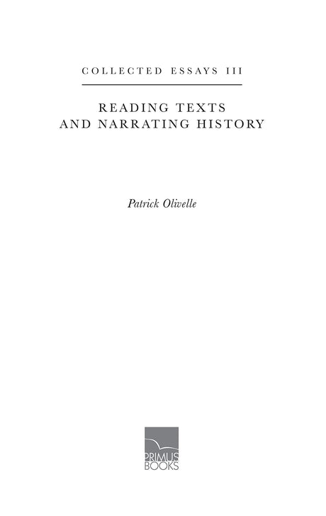Collected Essays III: Reading Texts and Narrating History - Retail Maharaj