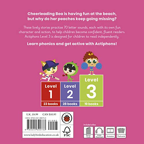 Actiphons Level 3 Book 4 Cheerleading Bea: Learn phonics and get active with Actiphons!