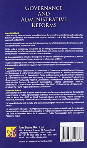 GOVERNANCE AND ADMINISTRATIVE REFORMS - Retail Maharaj