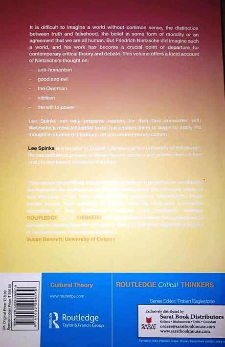 Friedrich Nietzsche [Paperback] Lee Spinks - Retail Maharaj