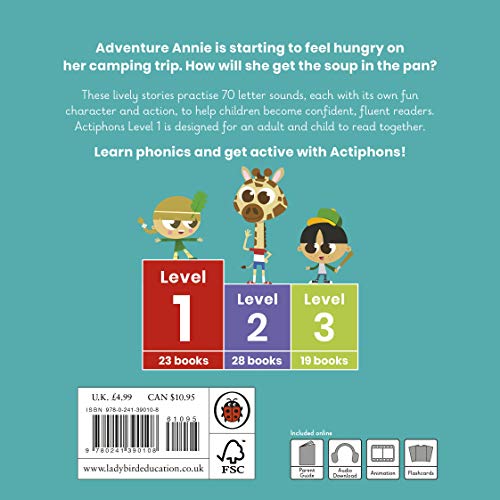 Actiphons Level 1 Book 2 Adventure Annie: Learn phonics and get active with Actiphons!