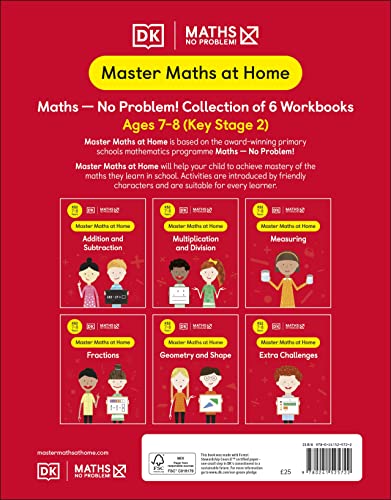 Maths ― No Problem! Collection of 6 Workbooks, Ages 7-8 (Key Stage 2)