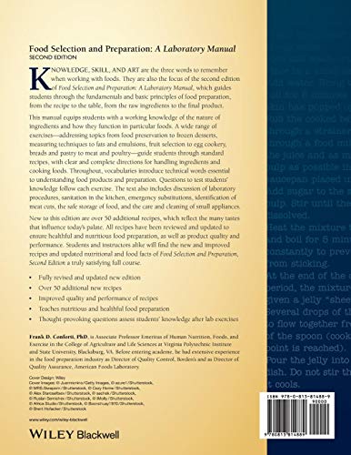 Food Selection and Preparation, Second Edition: A Laboratory Manual