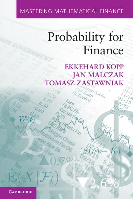 Probability for Finance