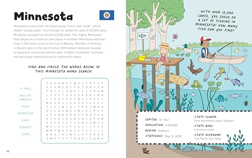 Fun with 50 States: A Big Activity Book for Kids about the Amazing United States