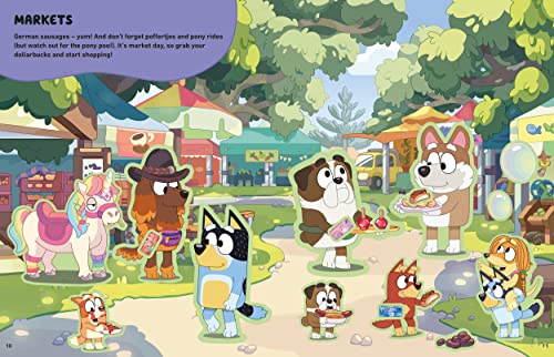Bluey: Let's Stick!: Sticker Scenes Book