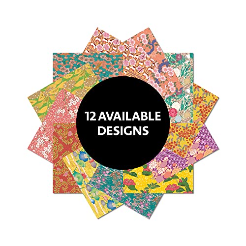 Origami Paper 300 Sheets Japanese Washi Patterns 4" (10 CM): Tuttle Origami Paper: High-Quality Origami Sheets Printed with 12 Different Designs - Retail Maharaj