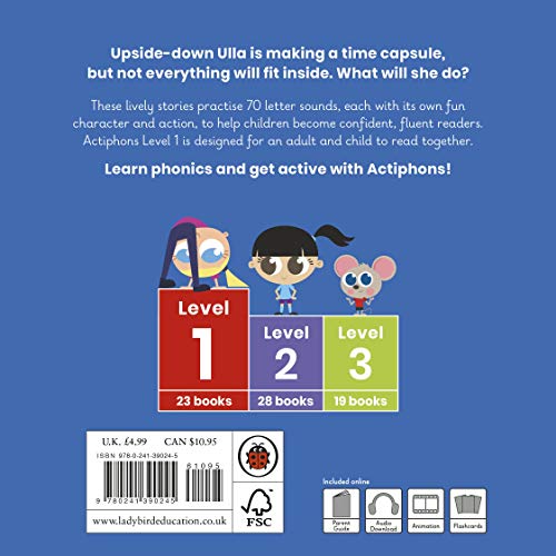 Actiphons Level 1 Book 15 Upside-down Ulla: Learn phonics and get active with Actiphons!