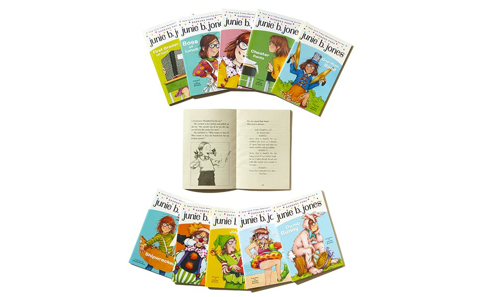 Junie B. Jones Complete First Grade Collection: Books 18-28 with paper dolls in boxed set: Books 18-28 in Boxed Set