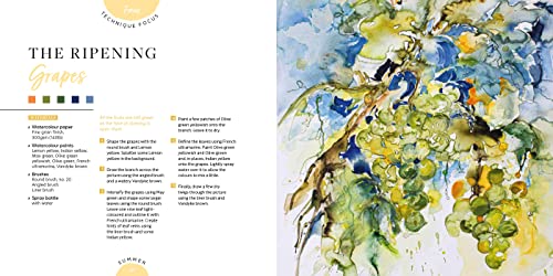 Nature in Watercolour: Expressive Painting Through the Seasons - Retail Maharaj
