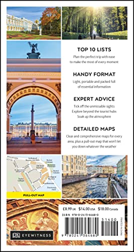 DK Eyewitness Top 10 St Petersburg (Pocket Travel Guide)