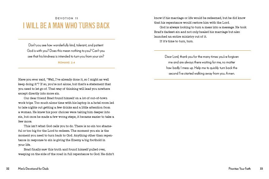 Men's Devotional for Dads: A Year of Prayers, Guidance, and Wisdom