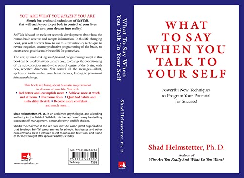 What to Say When You Talk to Your Self