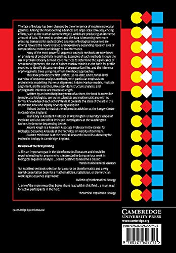 Biological Sequence Analysis: Probabilistic Models of Proteins and Nucleic Acids