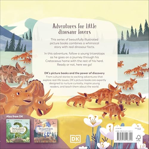A Dinosaur's Day: Triceratops Follows Its Herd
