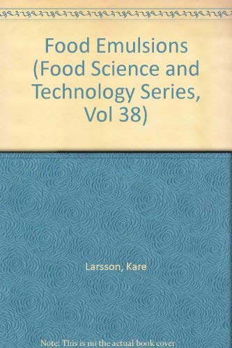 Food Emulsions (Food Science and Technology)